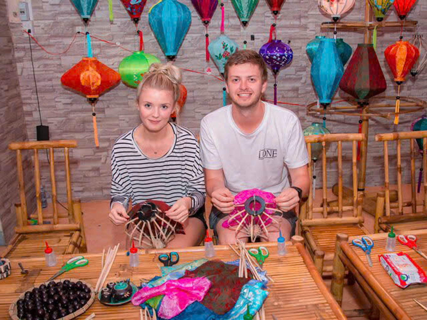 BASKET BOAT & LENTERN MAKING& VIETNAMESE FOOD